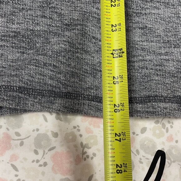 Old Navy Men's Medium Gray w Black Trim, Thick, Long Sleeve Shirt / Henley - Picture 6 of 11